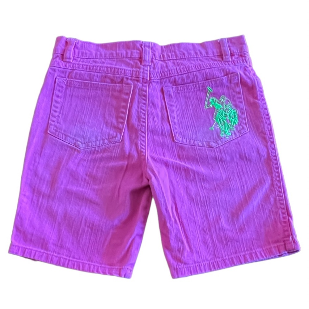U.S. Polo Assn. Pink Denim Shorts Girls 12